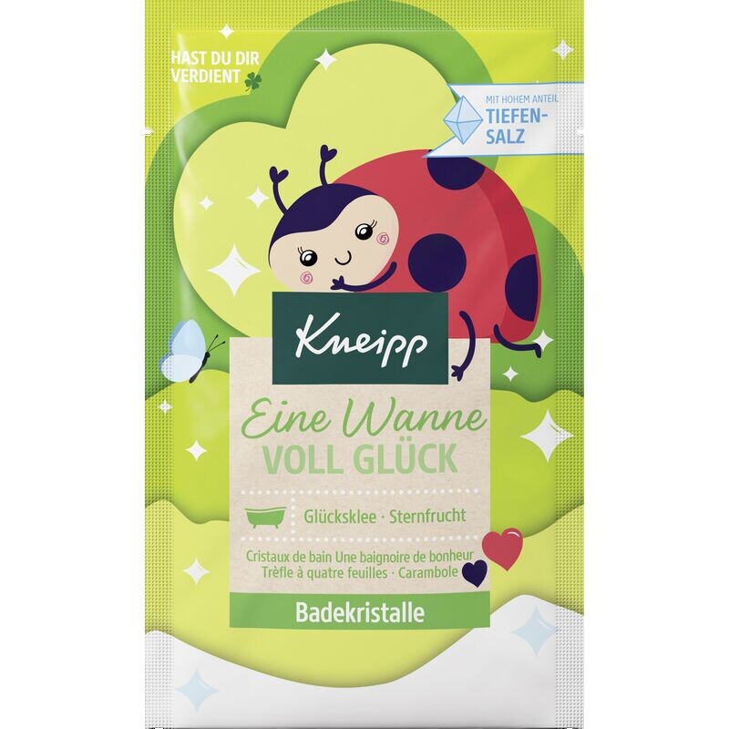 Кристаллы для ванны Ванна ПОЛНАЯ СЧАСТЬЯ Kneipp, 60 g
Кристаллы для ванны Ванна ПОЛНАЯ СЧАСТЬЯ Kneipp, 60 g