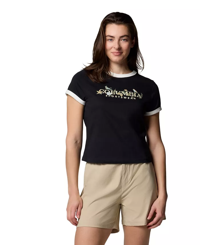 Женский графический топ с контрастной окантовкой Rolling Bend Columbia, мультиколор
Женский графический топ с контрастной окантовкой Rolling Bend Columbia, мультиколор