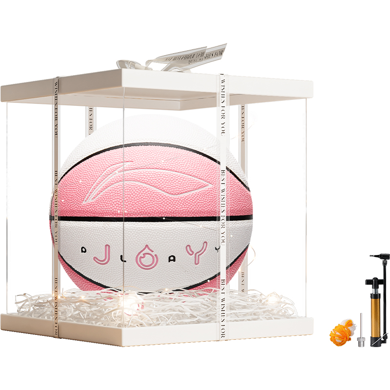 LINING Баскетбольный мяч PU розовый/белый размер 6 тренировочный unisex
LINING Баскетбольный мяч PU розовый/белый размер 6 тренировочный unisex