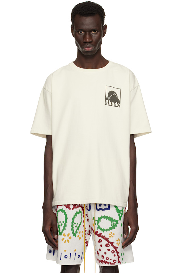 Футболка с лунным значком Rhude, белый
Футболка с лунным значком Rhude, белый