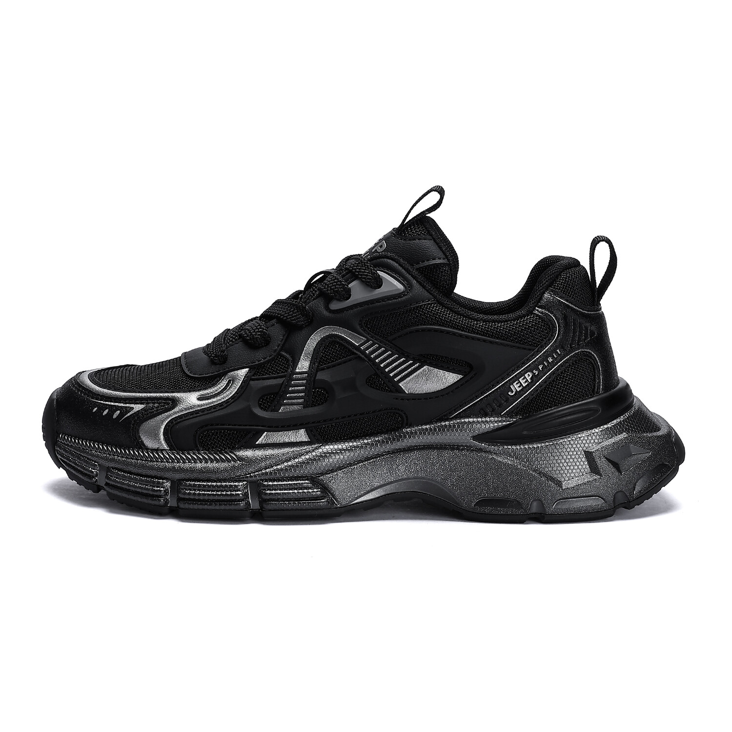 Кроссовки мужские толстые низкие черный Jeep Spirit
Кроссовки мужские толстые низкие черный Jeep Spirit