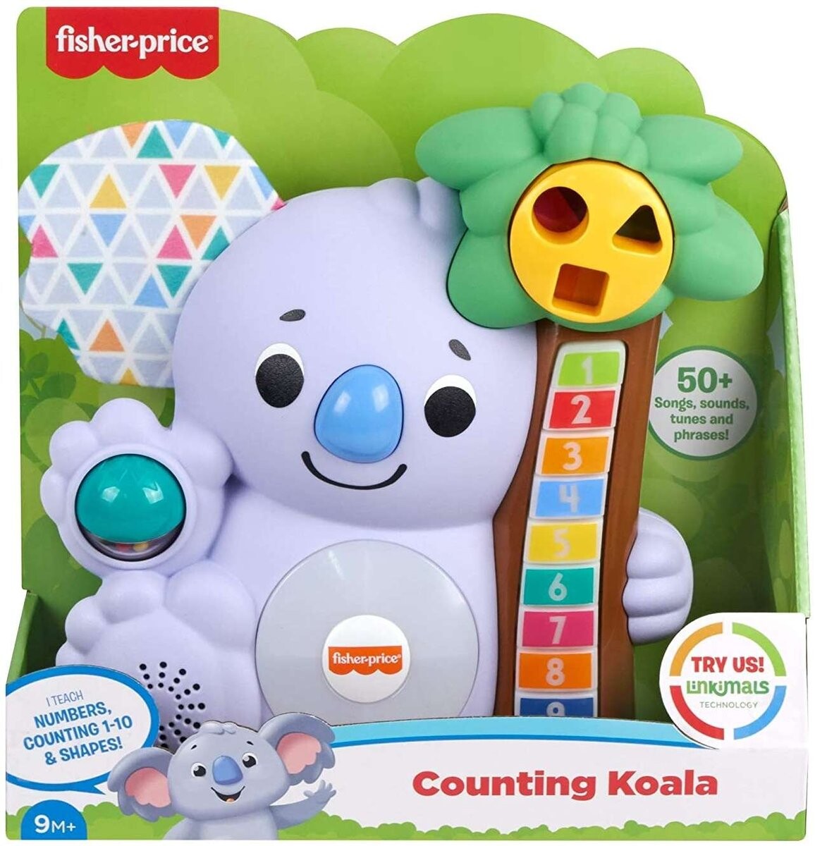 Linkimals Educational Interactive Koala of Light, 50 звуков, английская версия Fisher Price
Linkimals Educational Interactive Koala of Light, 50 звуков, английская версия Fisher Price