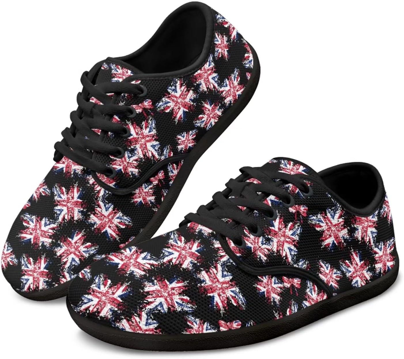 Мужские походные кроссовки Jeiento с американским флагом, широким носком и нескользящей подошвой, модель Patriots, British Flag
Мужские походные кроссовки Jeiento с американским флагом, широким носком и нескользящей подошвой, модель Patriots, British Flag