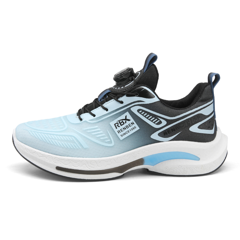 RENBEN Амортизирующие дышащие низкие повседневные кроссовки Rebound, мужские, черно-синие
RENBEN Амортизирующие дышащие низкие повседневные кроссовки Rebound, мужские, черно-синие