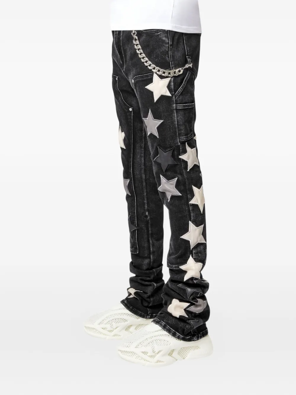 Джинсы с нашивками GUAPI, черный
Джинсы с нашивками GUAPI, черный