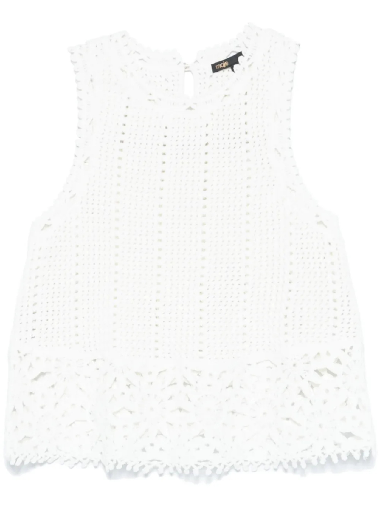 Топ в технике кроше Maje, белый
Топ в технике кроше Maje, белый