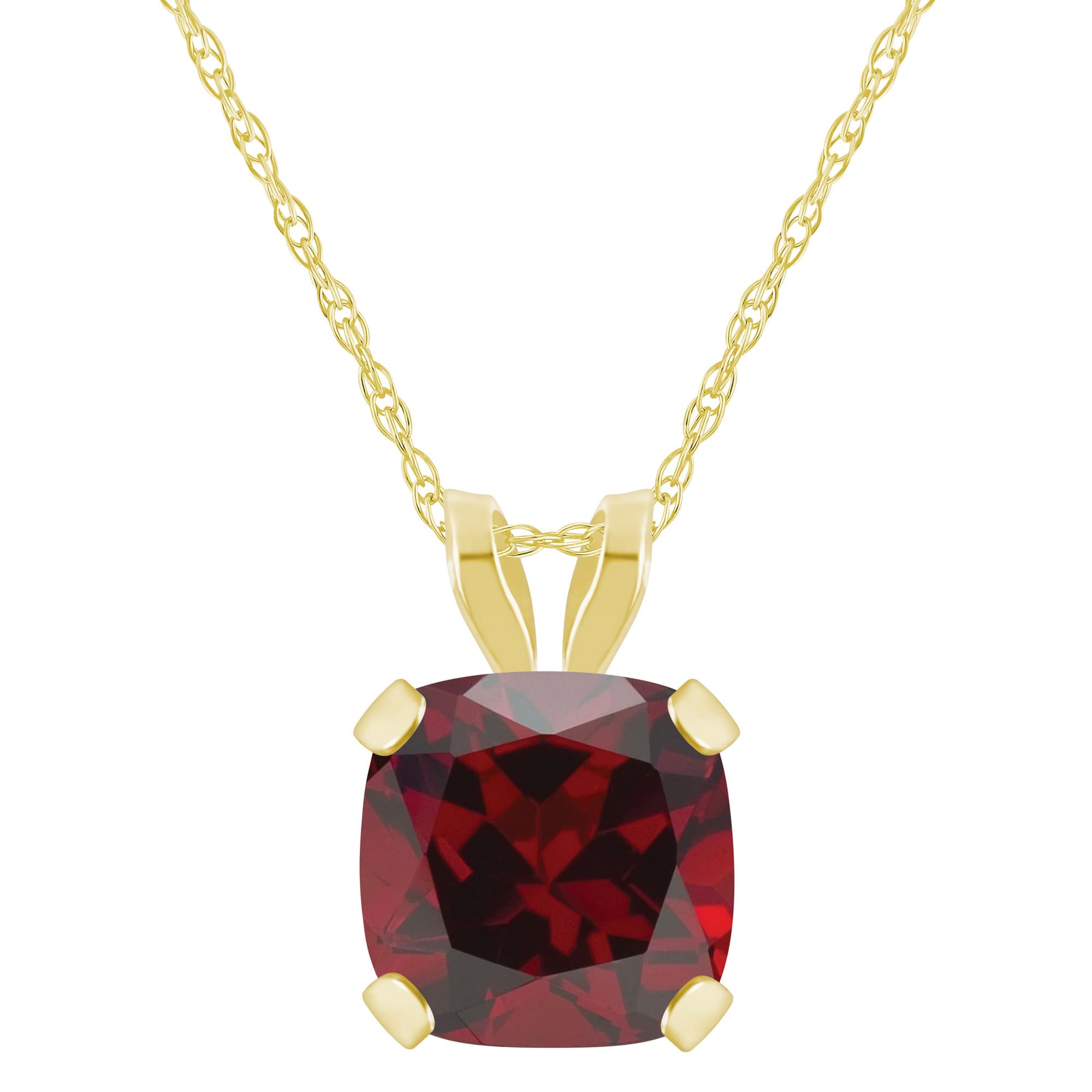 Ожерелье с кулоном из 10-каратного золота с гранатом-кушоном, 6 мм Glistening Jewels, 10K Yellow Gold
Ожерелье с кулоном из 10-каратного золота с гранатом-кушоном, 6 мм Glistening Jewels, 10K Yellow Gold