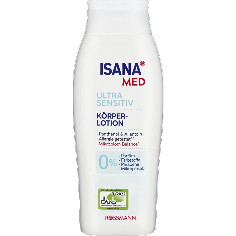 Лосьон для тела ультрачувствительный ISANA, 250 ml
Лосьон для тела ультрачувствительный ISANA, 250 ml