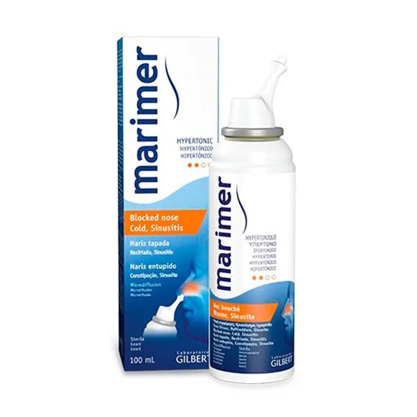 Спрей для носа с морской водой Spray Hipertónico Marimer, 100 ml
Спрей для носа с морской водой Spray Hipertónico Marimer, 100 ml