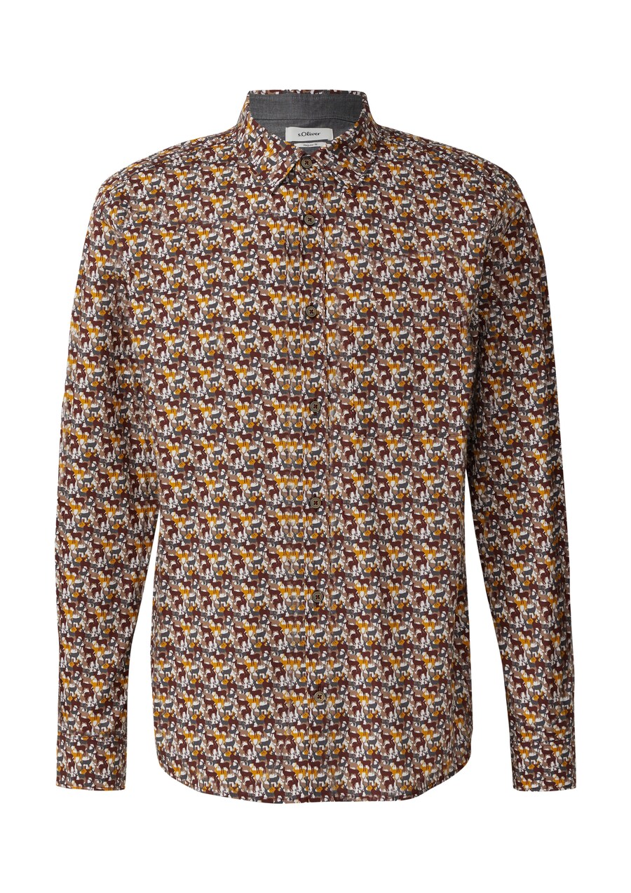 Рубашка на пуговицах классического кроя s.Oliver, красный
Рубашка на пуговицах классического кроя s.Oliver, красный