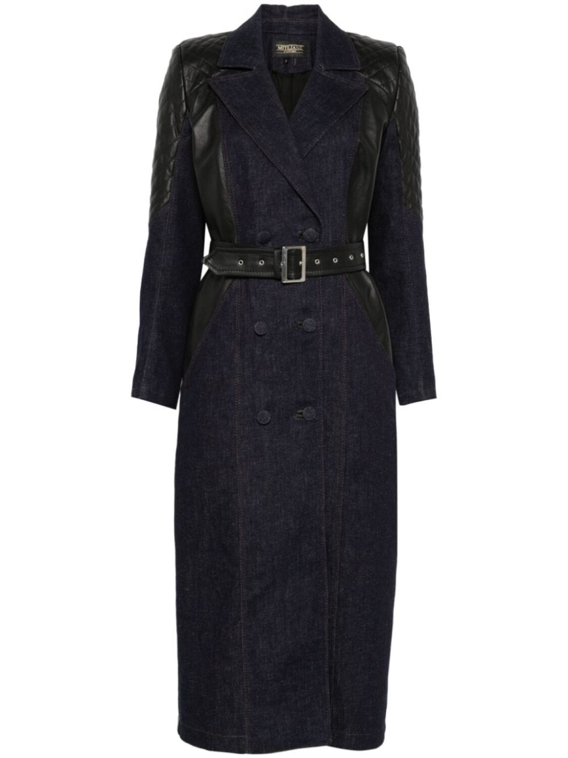 Тренч со вставками MITILIANE COUTURE, черный
Тренч со вставками MITILIANE COUTURE, черный