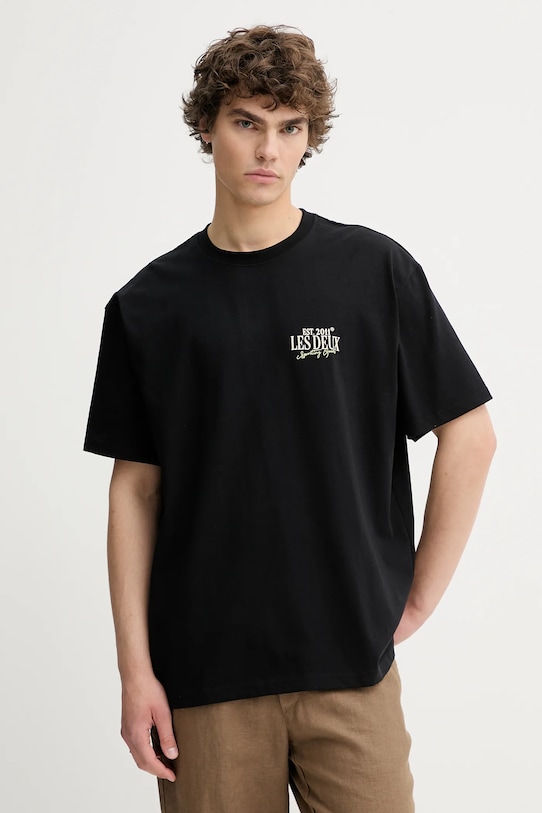 Хлопковая футболка Allen Les Deux, черный
Хлопковая футболка Allen Les Deux, черный