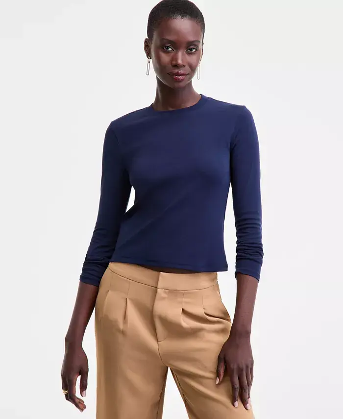 Женский топ с длинными рукавами On 34th, синий
Женский топ с длинными рукавами On 34th, синий