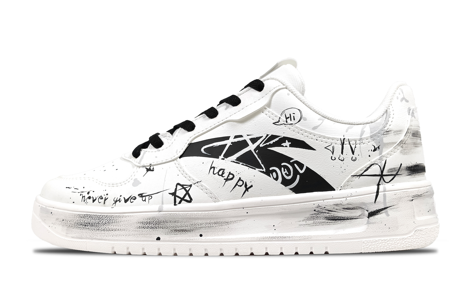 ANTA Скользостойкие амортизирующие низкие скейтерские кроссовки Men's White Black
ANTA Скользостойкие амортизирующие низкие скейтерские кроссовки Men's White Black