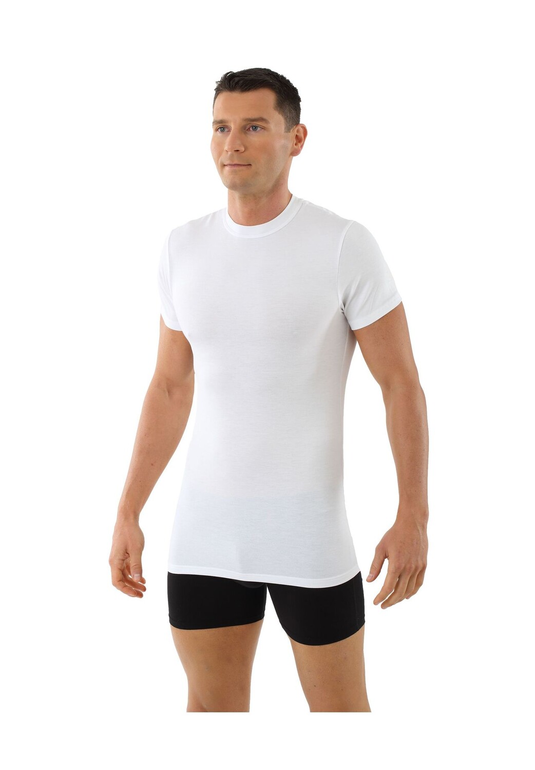 Дышащая майка из модала с круглым вырезом и короткими рукавами Albertkreuz
Дышащая майка из модала с круглым вырезом и короткими рукавами Albertkreuz