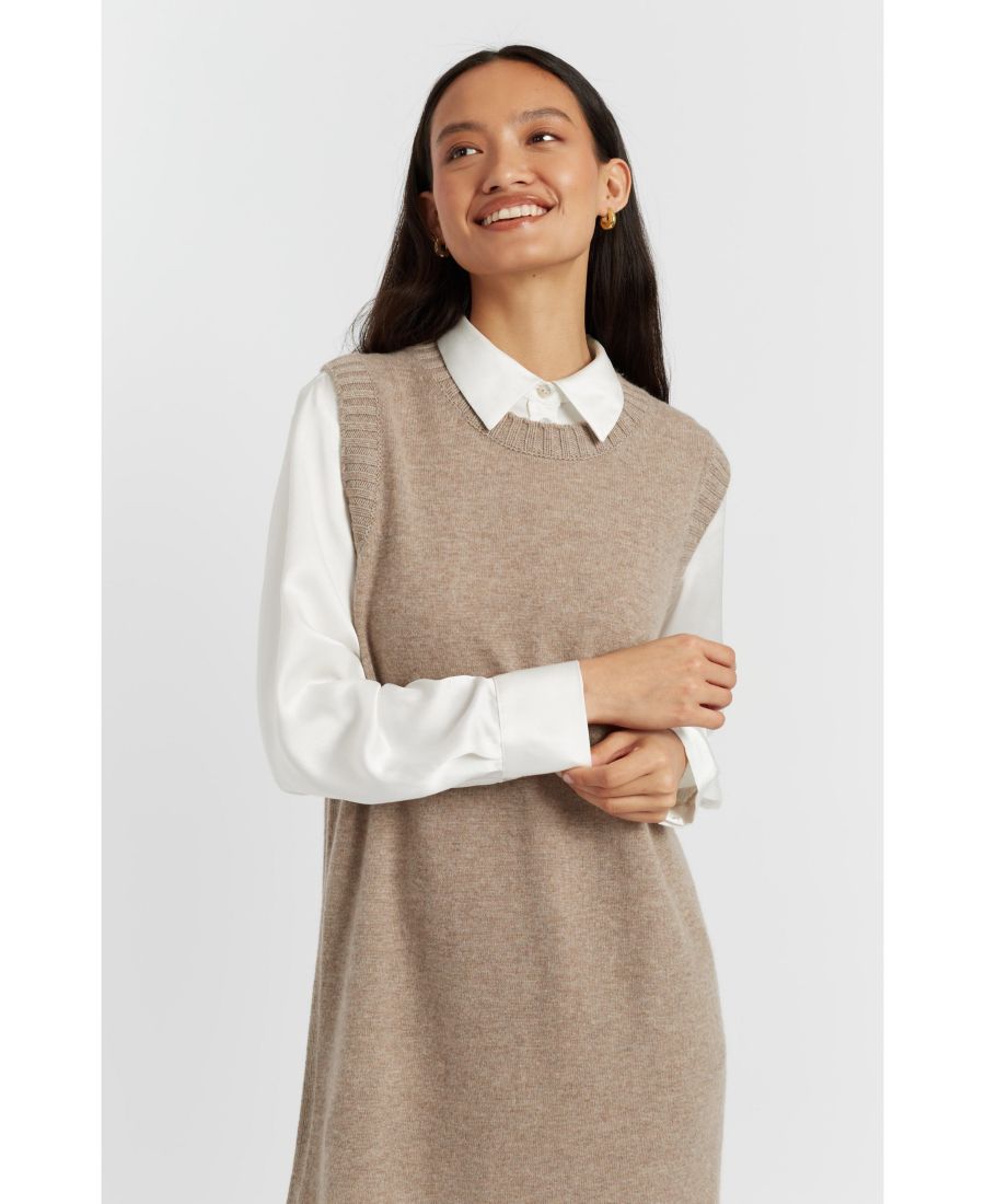 Женское мини-платье из шерсти и кашемира Chinti & Parker, Warm oatmeal
Женское мини-платье из шерсти и кашемира Chinti & Parker, Warm oatmeal