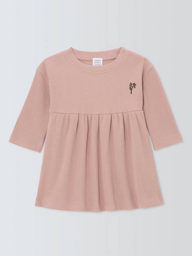 Платье из детского рибана John Lewis, Pink Stripe
Платье из детского рибана John Lewis, Pink Stripe