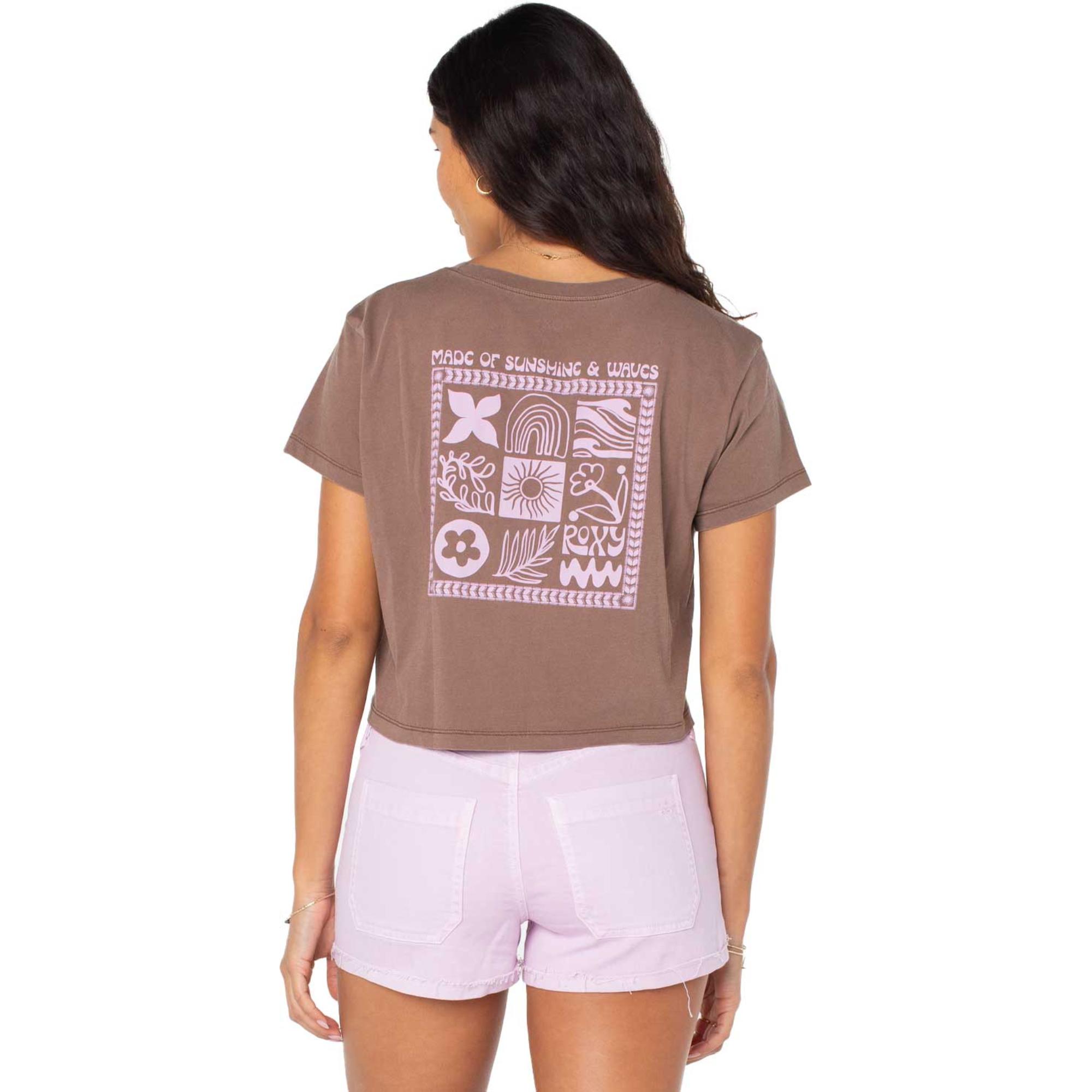 Женская укороченная футболка с графическим принтом "Тирамису". ROXY, Tiramisu
Женская укороченная футболка с графическим принтом "Тирамису". ROXY, Tiramisu