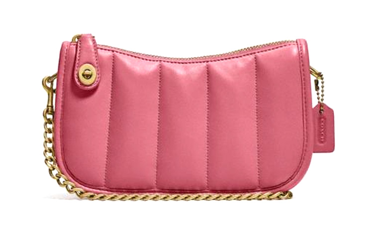 Coach Сумка-мессенджер Swinger из овечьей кожи, сумка через плечо, сумка для маджонга, маленькая женская сумка клубнично-красного цвета
Coach Сумка-мессенджер Swinger из овечьей кожи, сумка через плечо, сумка для маджонга, маленькая женская сумка клубнично-красного цвета