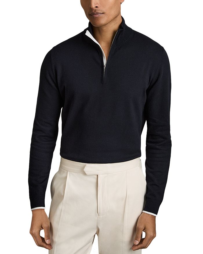 Длинный свитер на молнии REISS, синий
Длинный свитер на молнии REISS, синий