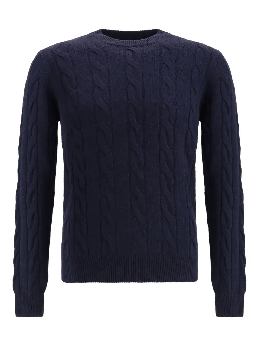 Джемпер с круглым вырезом и косичками Aragona, синий
Джемпер с круглым вырезом и косичками Aragona, синий