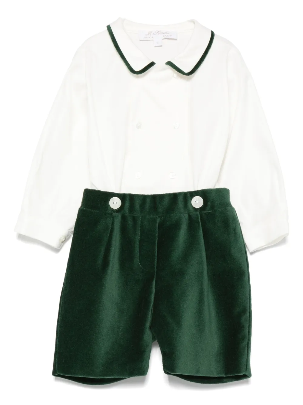 Комплект из бархата и шорт Mariella Ferrari, зеленый
Комплект из бархата и шорт Mariella Ferrari, зеленый