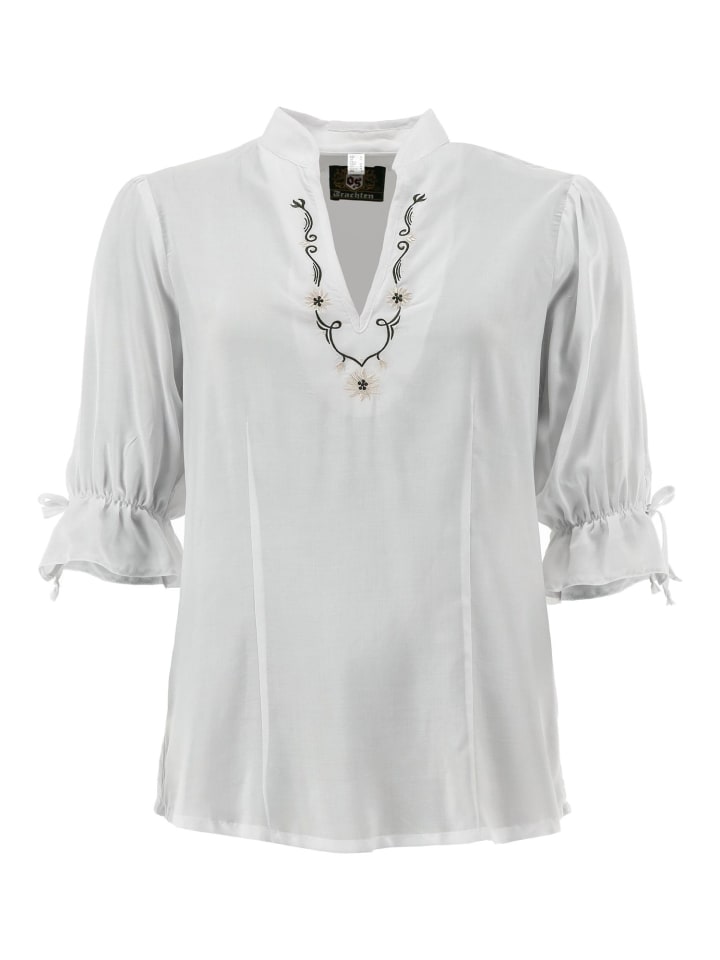 Традиционная блузка Селуво белого и оливкового цвета OS-Trachten
Традиционная блузка Селуво белого и оливкового цвета OS-Trachten