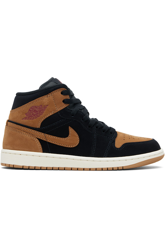 Nike Jordan Черно-Бежевые кроссовки Air Jordan 1 Mid SE
Nike Jordan Черно-Бежевые кроссовки Air Jordan 1 Mid SE