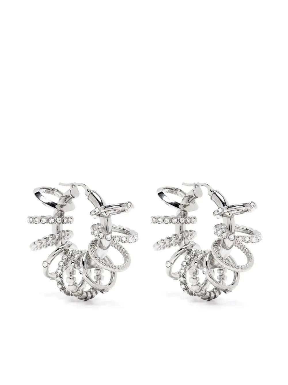 Серьги-кольца Multi Ring Amina Muaddi, серебяный
Серьги-кольца Multi Ring Amina Muaddi, серебяный