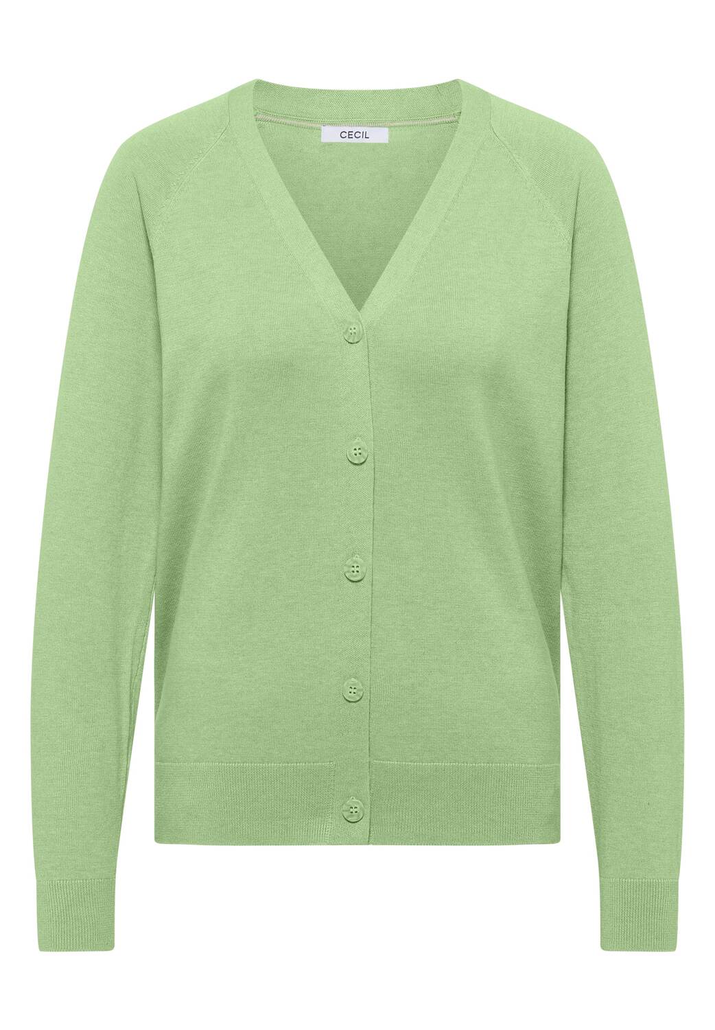 CECIL Кардиган из трикотажа в светло-зеленом цвете
CECIL Кардиган из трикотажа в светло-зеленом цвете