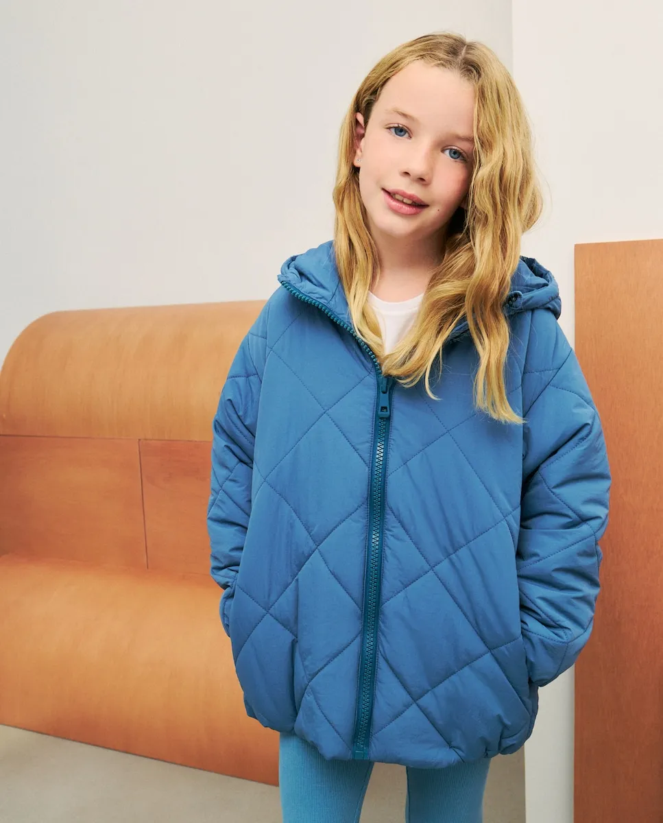 Детская стеганая куртка для девочки с капюшоном и ромбовидной стежкой Kids El Corte Inglés, синий
Детская стеганая куртка для девочки с капюшоном и ромбовидной стежкой Kids El Corte Inglés, синий