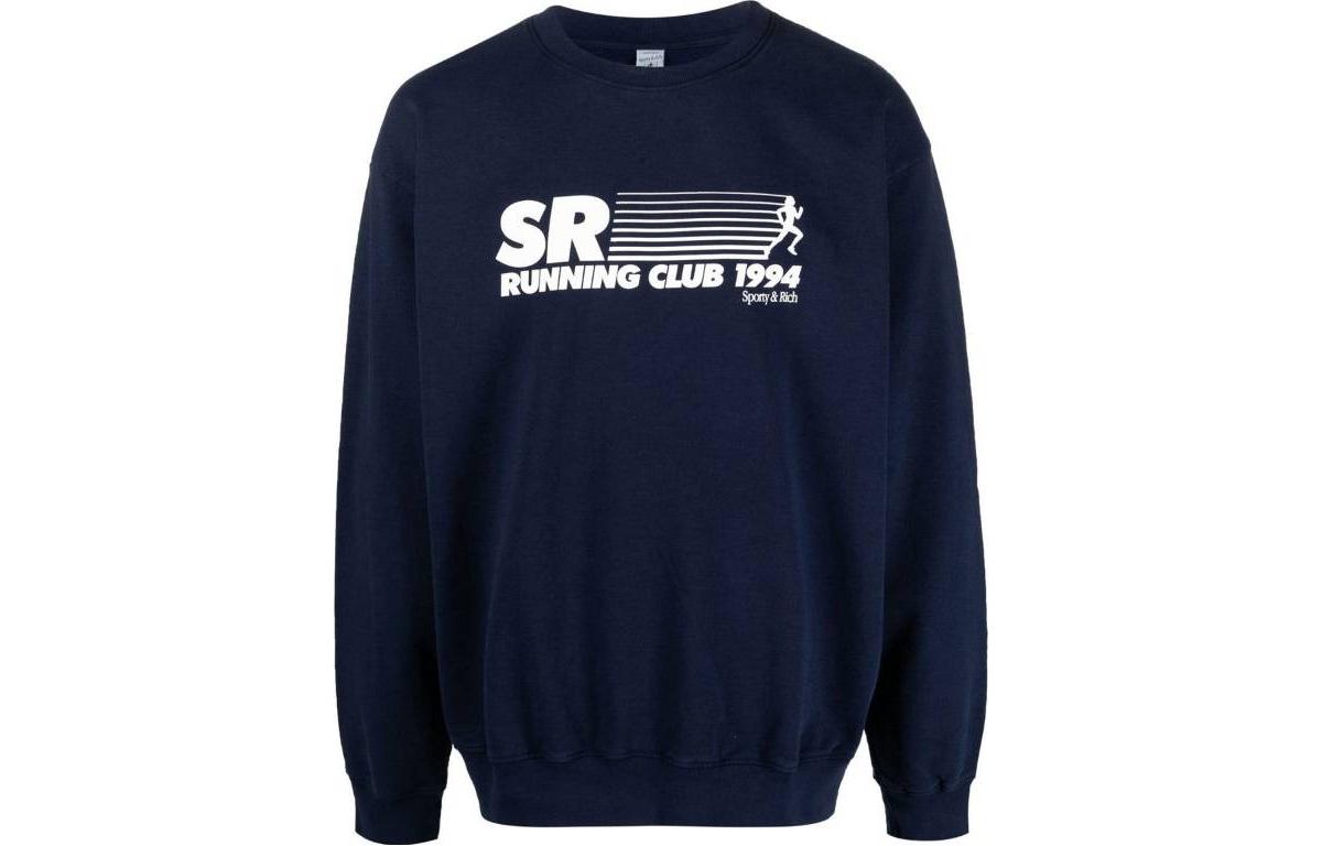 Спортивный свитер Sr Running Club SPORTY & RICH, синий
Спортивный свитер Sr Running Club SPORTY & RICH, синий