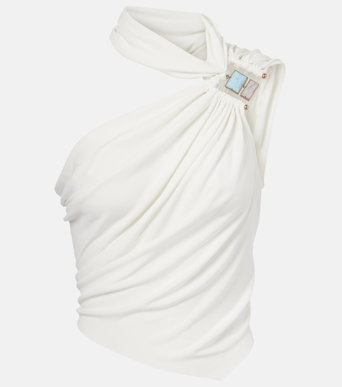 Джемпер с асимметричным вырезом Duo Bezel Christopher Esber, Chalk
Джемпер с асимметричным вырезом Duo Bezel Christopher Esber, Chalk