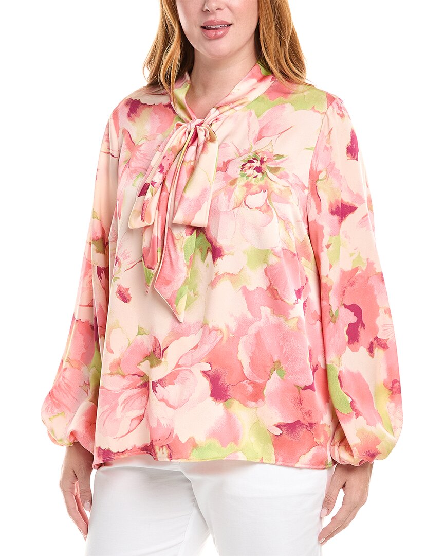 Блузка с шейным платком Tahari ASL Plus, розовый
Блузка с шейным платком Tahari ASL Plus, розовый