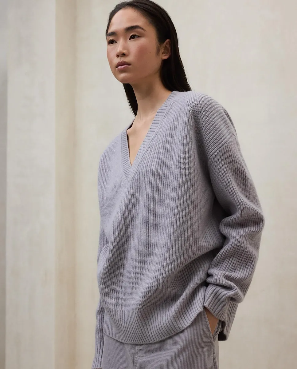 Женская блузка с воротником-стойкой Ecoalf, сиреневый 
Женская блузка с воротником-стойкой Ecoalf, сиреневый