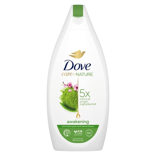 Гель для душа Dove Care By Nature Пробуждающий - Зеленый чай Матча и Цветки Сакуры 400мл 
Гель для душа Dove Care By Nature Пробуждающий - Зеленый чай Матча и Цветки Сакуры 400мл