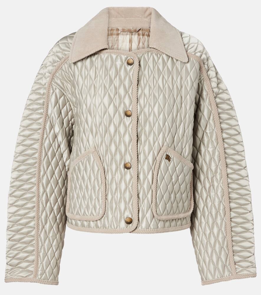 Стёганая куртка с отделкой из вельвета Burberry, Wisp
Стёганая куртка с отделкой из вельвета Burberry, Wisp