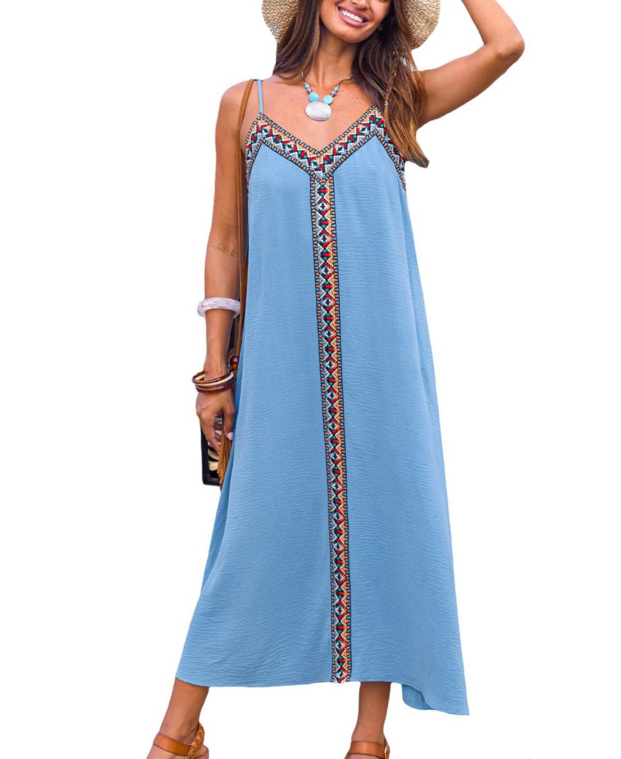 Женское длинное пляжное платье Let It Slide синего цвета Cupshe, Light/pastel blue
Женское длинное пляжное платье Let It Slide синего цвета Cupshe, Light/pastel blue