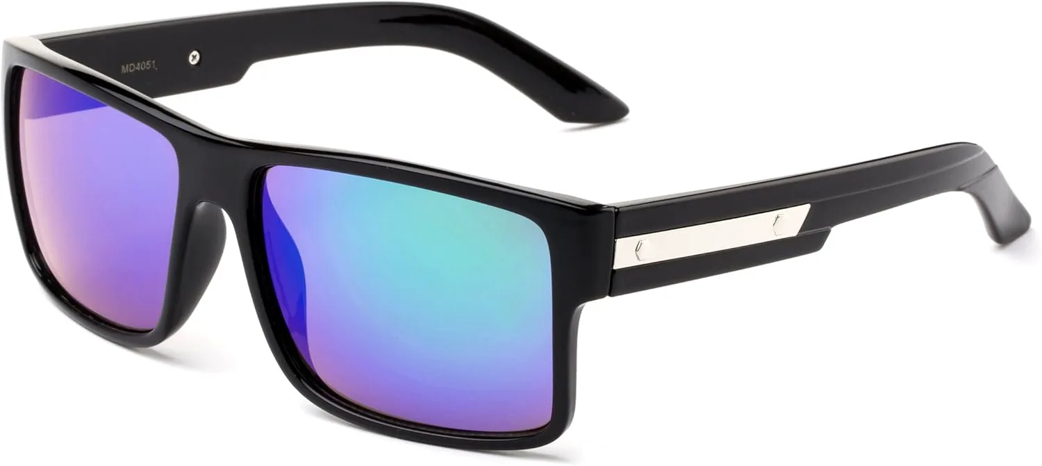 Newbee Fashion - Квадратные современные солнцезащитные очки "Airborne" с зеркальными линзами и защитой от УФ-излучения UV 400 Newbee Fashion Sunglasses, Black
Newbee Fashion - Квадратные современные солнцезащитные очки "Airborne" с зеркальными линзами и защитой от УФ-излучения UV 400 Newbee Fashion Sunglasses, Black