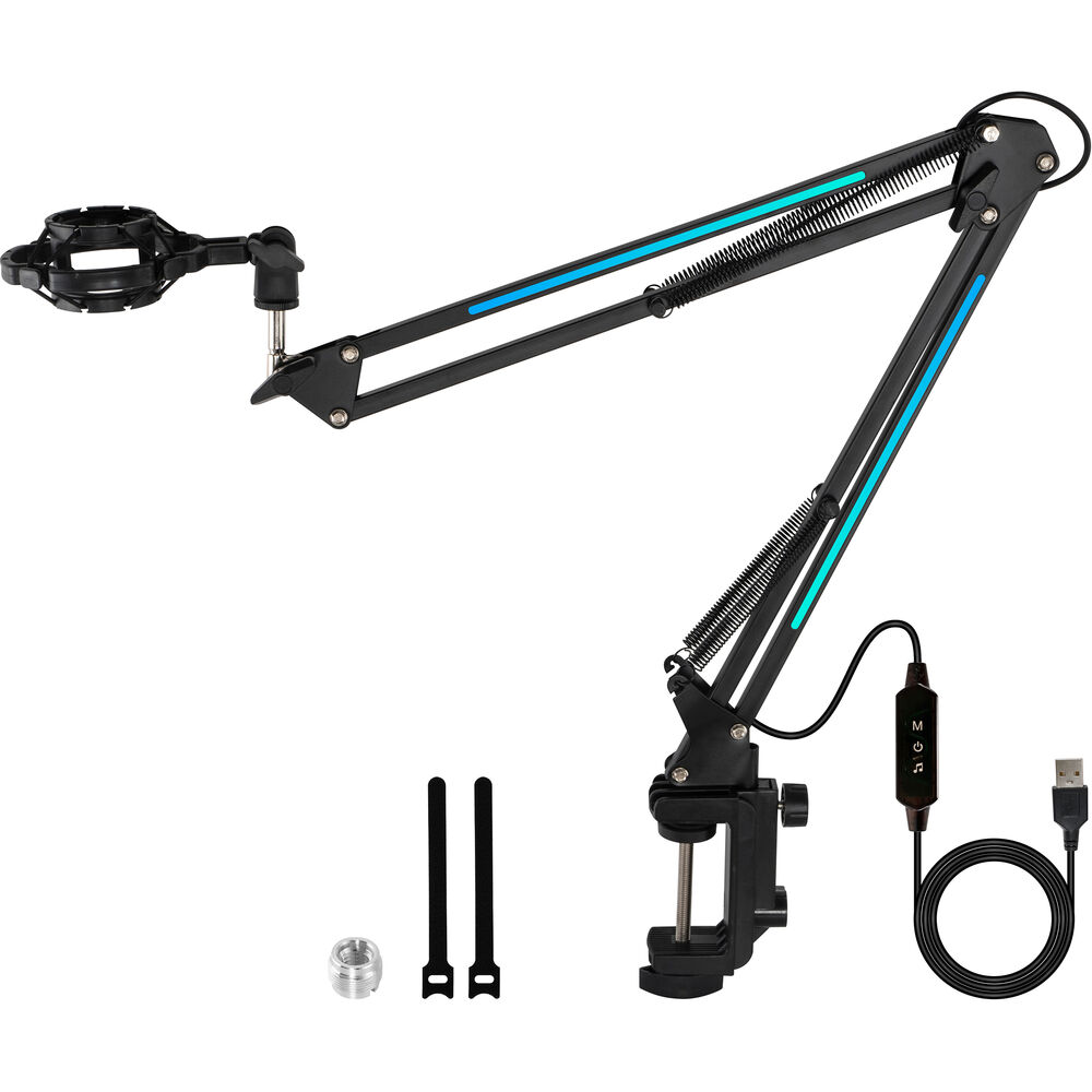 Микрофонная стойка Technical Pro Microphone Suspension Boom Arm Stand with LED MKL2
Микрофонная стойка Technical Pro Microphone Suspension Boom Arm Stand with LED MKL2