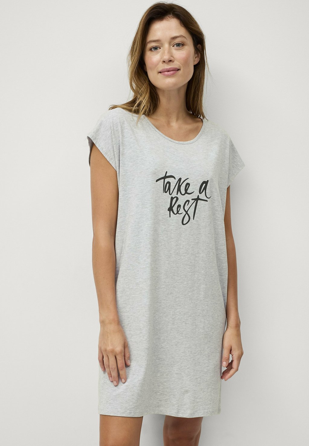 Ночная рубашка Ellos Collection, пятнистый серый
Ночная рубашка Ellos Collection, пятнистый серый