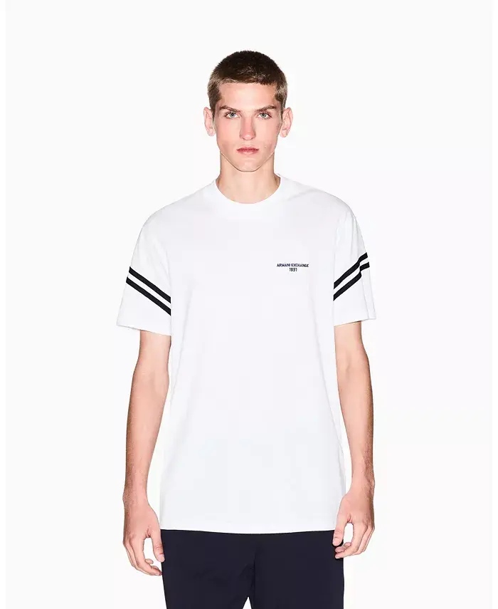 Мужская футболка с надписью на рукаве A|X Armani Exchange, загар/бежевый
Мужская футболка с надписью на рукаве A|X Armani Exchange, загар/бежевый