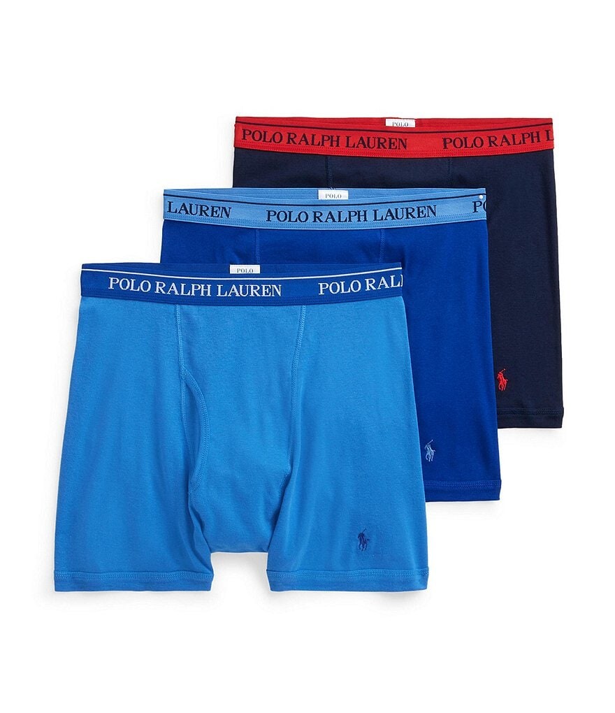 Комплект из 3 хлопковых боксеров классического кроя Polo Ralph Lauren Big & Tall, синий
Комплект из 3 хлопковых боксеров классического кроя Polo Ralph Lauren Big & Tall, синий