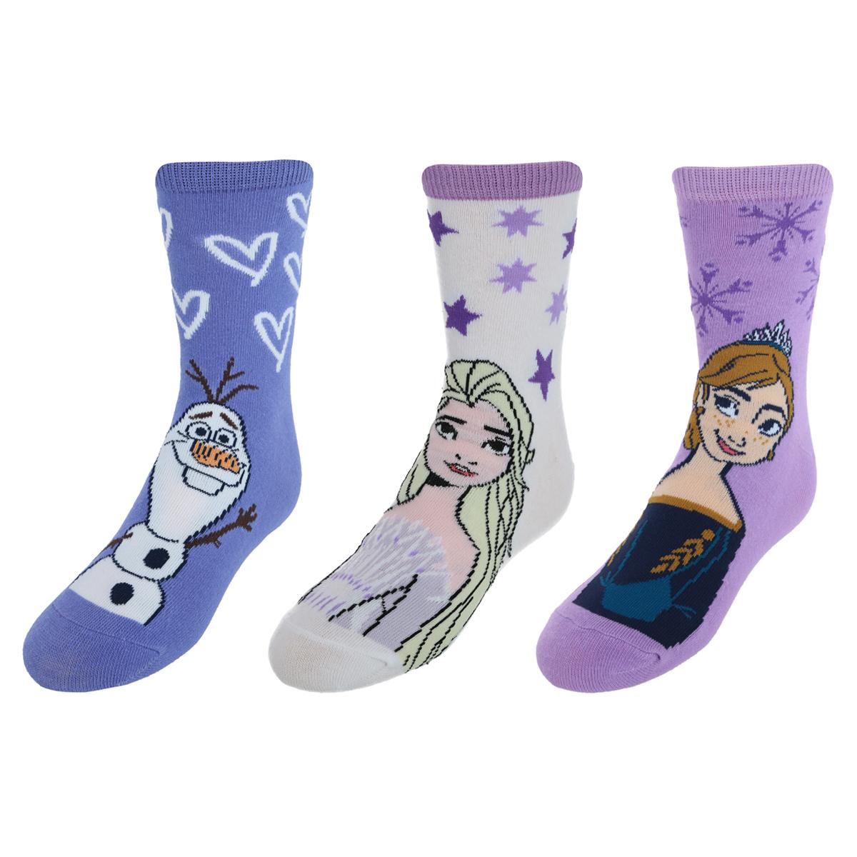 Мягкие носки для девочек Disney Frozen Anna Elsa and Olaf (3 шт. в упаковке) Textiel Trade, фиолетовый
Мягкие носки для девочек Disney Frozen Anna Elsa and Olaf (3 шт. в упаковке) Textiel Trade, фиолетовый