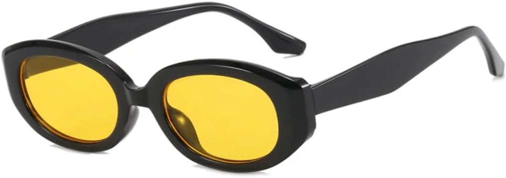 Солнцезащитные очки с защитой от УФ-излучения UV400 | Овальная оправа "кошачий глаз" | Линзы конфетных цветов для занятий спортом на открытом воздухе и вождения DSVIGF, Black Yellow
Солнцезащитные очки с защитой от УФ-излучения UV400 | Овальная оправа "кошачий глаз" | Линзы конфетных цветов для занятий спортом на открытом воздухе и вождения DSVIGF, Black Yellow