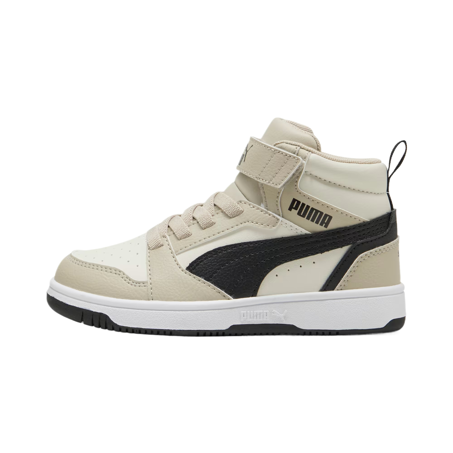 Rebound V6 Mid top детские скейтбординг кроссовки PUMA, серый/белый
Rebound V6 Mid top детские скейтбординг кроссовки PUMA, серый/белый