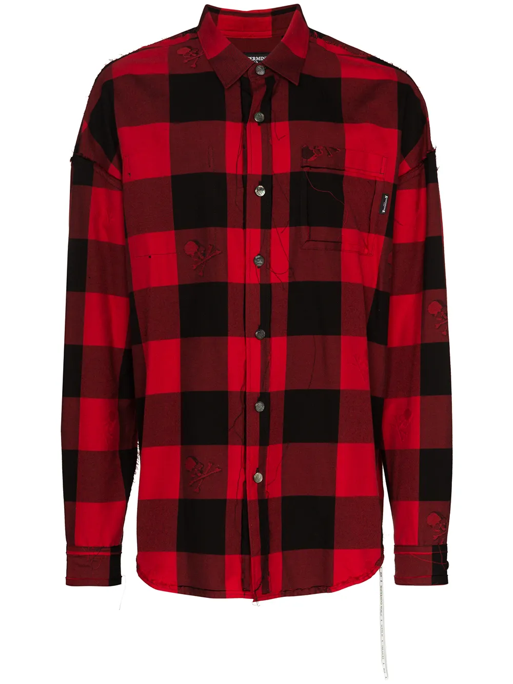 Клетчатая рубашка с принтом Mastermind World, красный
Клетчатая рубашка с принтом Mastermind World, красный