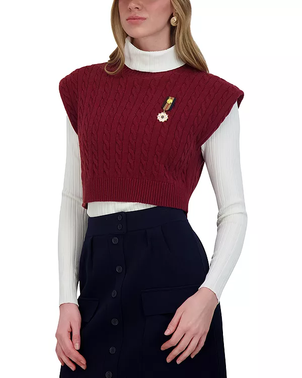 Жилет крупной вязки Point, красный
Жилет крупной вязки Point, красный