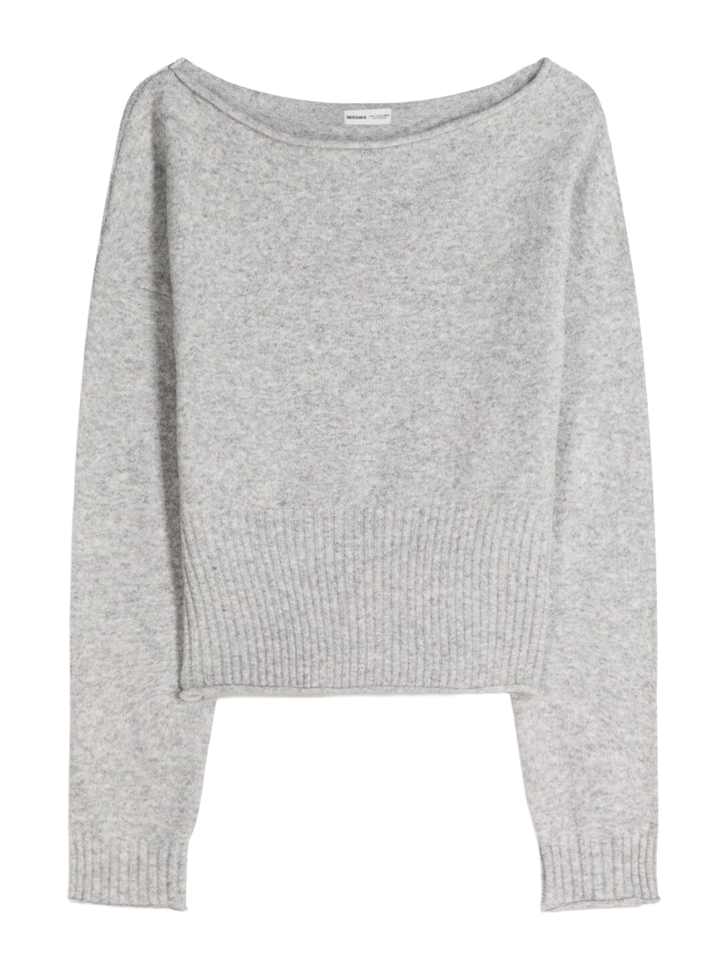 Bershka Свитер светло-серого цвета
Bershka Свитер светло-серого цвета