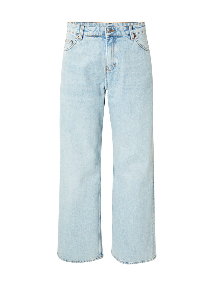 Джинсы с широкими штанинами Monki, светло-синий 
Джинсы с широкими штанинами Monki, светло-синий